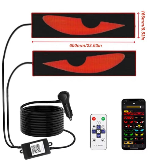 NovaMotor Flexible Screen LED Car Windshield Eyes